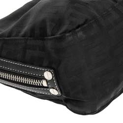 Pre Owned Givenchy Black Monogram Nylon Hobo