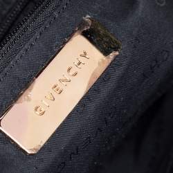 Pre Owned Givenchy Black Signature Canvas Small Vertical Tassel Tote