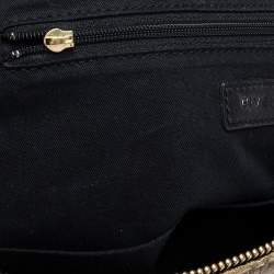 Pre Owned Givenchy Metallic Gold Croc Embossed Leather Large Pandora Shoulder Bag