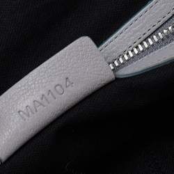 Pre Owned Givenchy Grey Leather Medium Nightingale Satchel