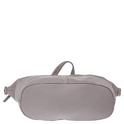 Pre Owned Givenchy Grey Leather Medium Nightingale Satchel