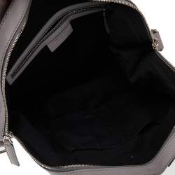 Pre Owned Givenchy Grey Leather Medium Nightingale Satchel
