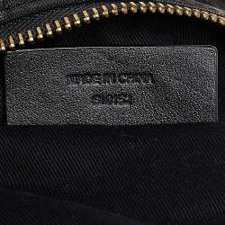 Pre Owned Givenchy Black Monogram Canvas And Leather Hobo