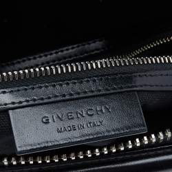 Pre Owned Givenchy Black Leather Small Antigona Satchel