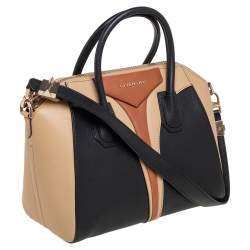 Pre Owned حقيبة ساتشل جيفنشي أنتيغونا صغيرة جلد ثلاثي اللون 