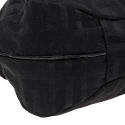 مملوكة مسبقًا حقيبة ساتشل جيفنشي جلد وكانفاس بالشعار أسود