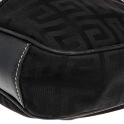 Pre Owned Givenchy Black Signature Canvas Shoulder Bag