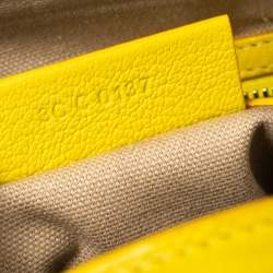 Pre Owned حقيبة ساتشل جيفنشي انتيغونا جلد أصفر صغيرة