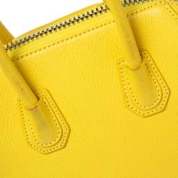 Pre Owned حقيبة ساتشل جيفنشي انتيغونا جلد أصفر صغيرة