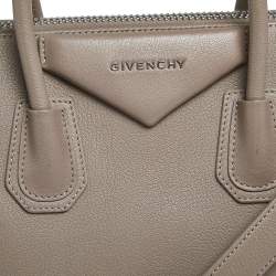 Pre Owned حقيبة ساتشل جيفنشي أنتيغونا جلد رصاصي صغيرة