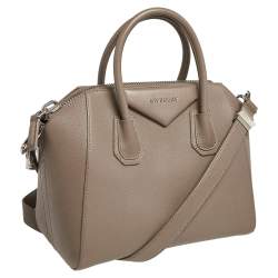 Pre Owned حقيبة ساتشل جيفنشي أنتيغونا جلد رصاصي صغيرة