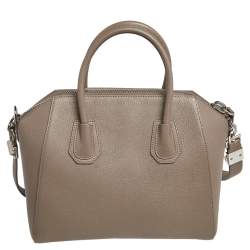 Pre Owned حقيبة ساتشل جيفنشي أنتيغونا جلد رصاصي صغيرة