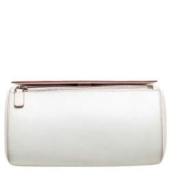 Pre Owned Givenchy White Leather Medium Pandora Box Bag