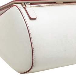 Pre Owned Givenchy White Leather Medium Pandora Box Bag