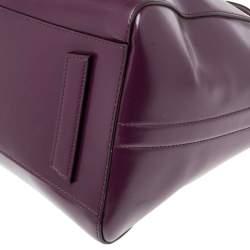 مملوكة مسبقًا حقيبة ساتشل جيفنشي أنتيغونا جلد بنفسجي متوسطة