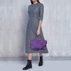 مملوكة مسبقًا حقيبة ساتشل جيفنشي أنتيغونا سويدي بنفسجي صغيرة