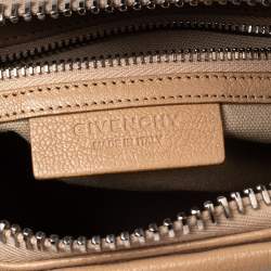 Pre Owned Givenchy Beige Leather Mini Antigona Satchel