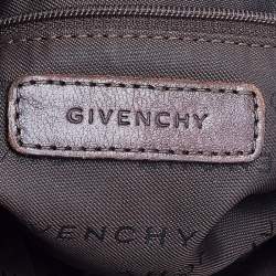 Givenchy Brown Canvas And Leather Baguette Bag