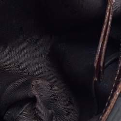 Givenchy Brown Canvas And Leather Baguette Bag