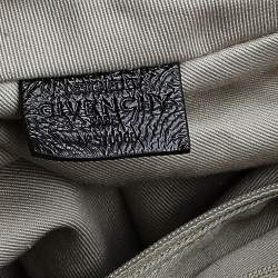 Pre Owned Givenchy Brown Monogram Canvas and Patent Leather Tote