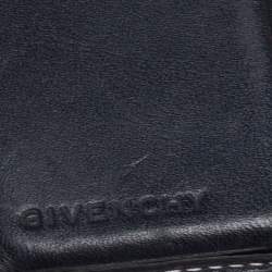مملوكة مسبقًا Givenchy Grey/Black Signature Canvas and Leather Compact Wallet