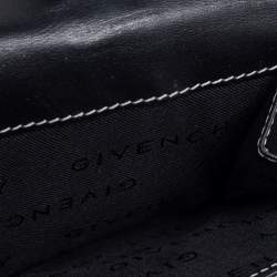 مملوكة مسبقًا Givenchy Grey/Black Signature Canvas and Leather Compact Wallet