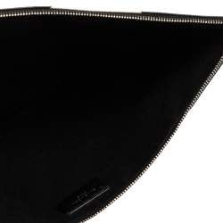 Pre Owned Givenchy White/Black Star Print Large Pouch