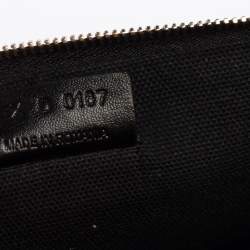 Pre Owned Givenchy White/Black Star Print Large Pouch