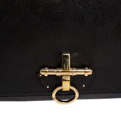 Pre Owned Givenchy Black Leather Obsedia Clutch
