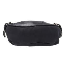 Pre Owned Givenchy Black Canvas And Leather Hobo