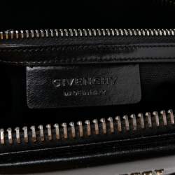 مملوكة مسبقًا حقيبة ساتشل جيفنشي انتيغونا متوسطة جلد غلودي سوداء