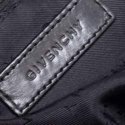 Pre Owned Givenchy Blue/Black Monogram Zip Hobo