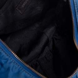 Pre Owned Givenchy Blue/Black Monogram Zip Hobo