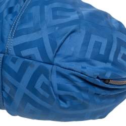 Pre Owned Givenchy Blue/Black Monogram Zip Hobo