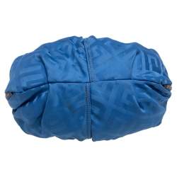 Pre Owned Givenchy Blue/Black Monogram Zip Hobo