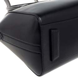 Pre Owned حقيبة ساتشل جيفنشي أنتيغونا جلد لامع أسود صغيرة