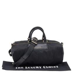 مملوكة مسبقًا Givenchy Black Nylon And Leather Satchel