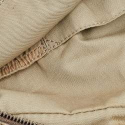 Pre Owned حقيبة ساتشل جيفنشي نايتنغيل جلد بيج متوسطة