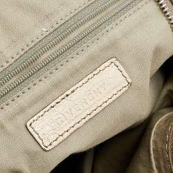 Pre Owned حقيبة ساتشل جيفنشي نايتنغيل جلد بيج متوسطة