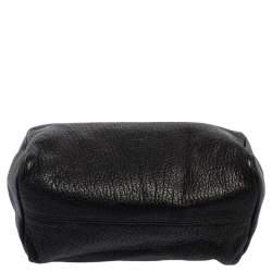 مملوكة مسبقًا Givenchy Black Leather Pandora Wristlet Pouch