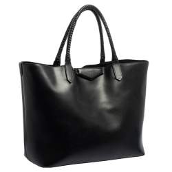 مملوكة مسبقًا حقيبة يد توتس جيفنشي انتيغونا شوبر جلد أسود