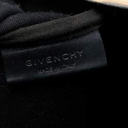 مملوكة مسبقًا حقيبة يد توتس جيفنشي انتيغونا شوبينغ كانفاس مقوى مطبوع لهب أصفر/أسود