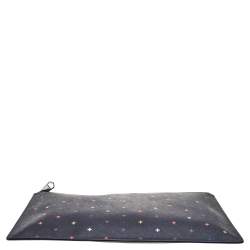 مملوكة مسبقًا Givenchy Multicolor Cross Print Leather Flat Pouch