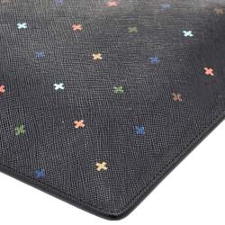 مملوكة مسبقًا Givenchy Multicolor Cross Print Leather Flat Pouch