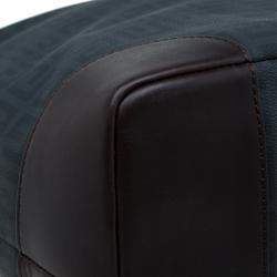 Pre Owned Givenchy Brown/Black Coated Canvas and Leather Shopper Tote