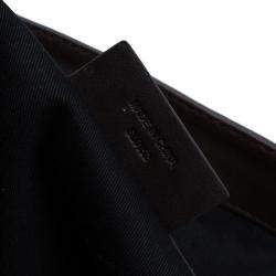 Pre Owned Givenchy Brown/Black Coated Canvas and Leather Shopper Tote