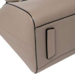 Pre Owned Givenchy Dark Beige Leather Small Antigona Satchel