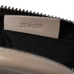 Pre Owned Givenchy Dark Beige Leather Small Antigona Satchel