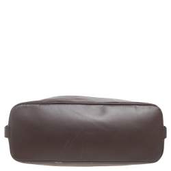 Pre Owned Givenchy Brown Monogram Canvas and Leather Satchel