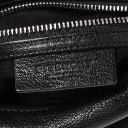 Givenchy Black Leather Small Pandora Messenger Bag